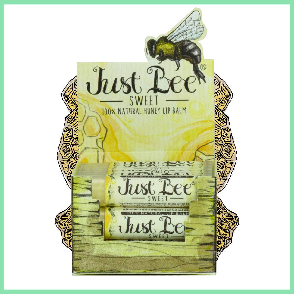 Just Bee Sweet Lip Balm - Natural Honey Lip Balm - Tiny Tots Boutique