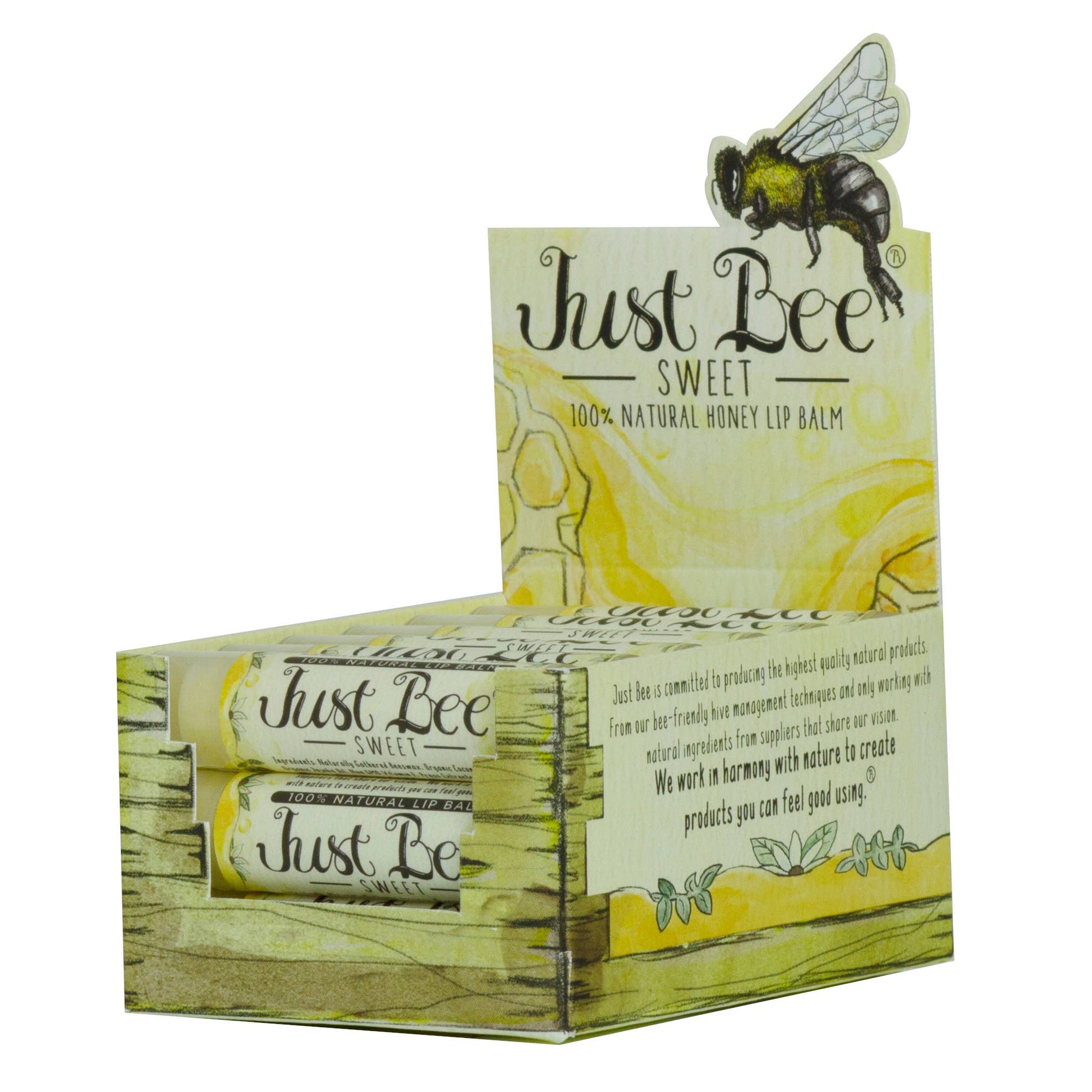 Just Bee Sweet Lip Balm - Natural Honey Lip Balm - Tiny Tots Boutique