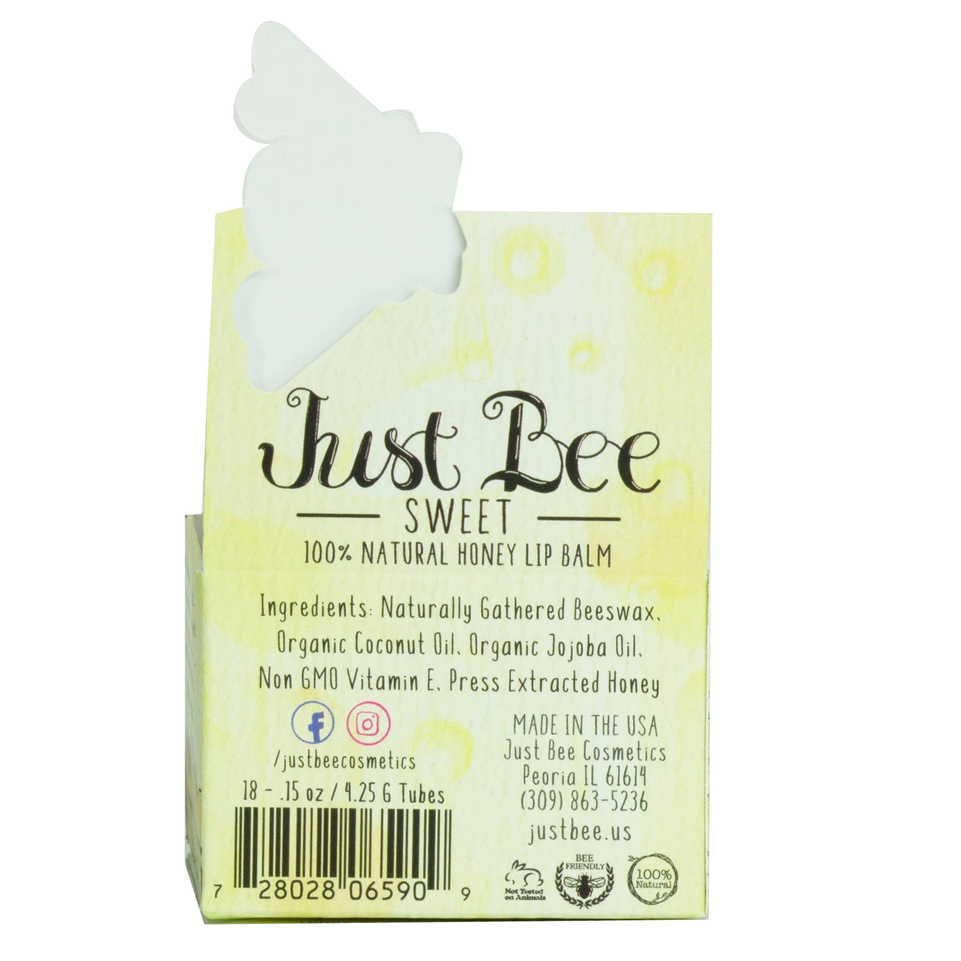 Just Bee Sweet Lip Balm - Natural Honey Lip Balm - Tiny Tots Boutique