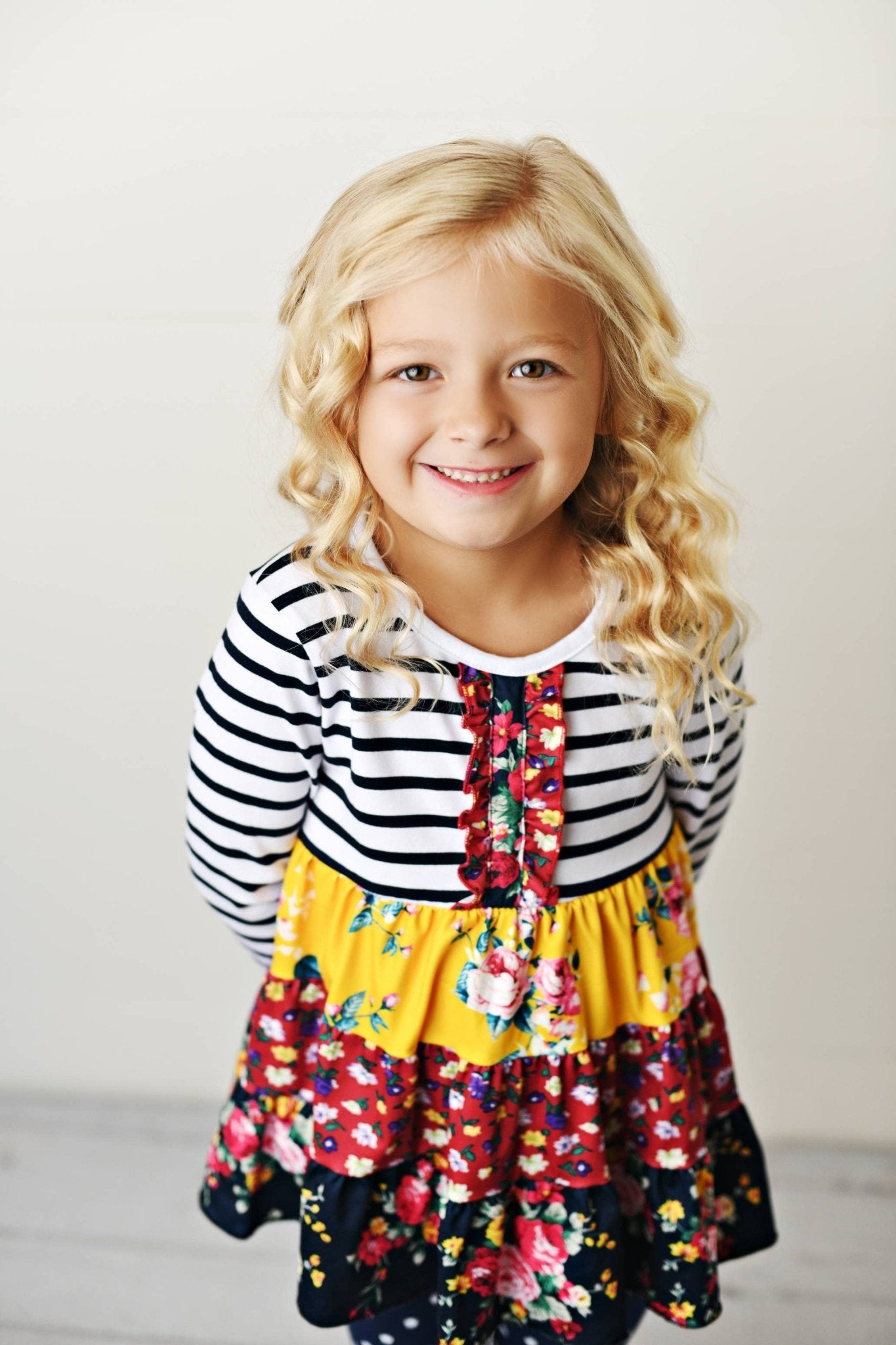 Kids Burgundy & Navy 3 Tiered Two Piece Fall Winter Pant Set - Tiny Tots Boutique