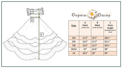 Kids Mint & Pink Floral Flutter Sleeve Ruffles Spring Dress - Tiny Tots Boutique