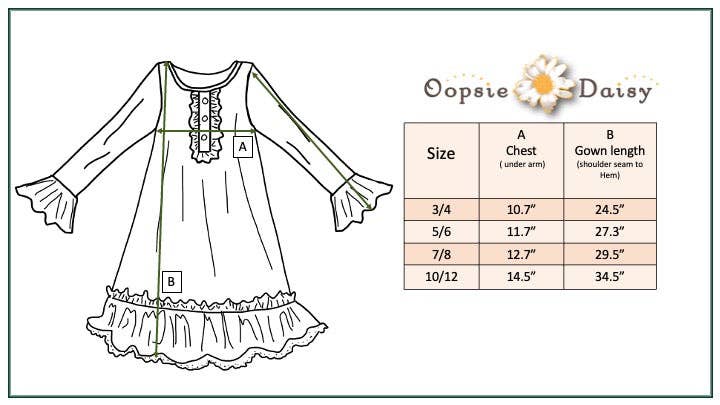 Kids Pink Christmas Holiday Cookie Ruffle Lounge Play Gown - Tiny Tots Boutique
