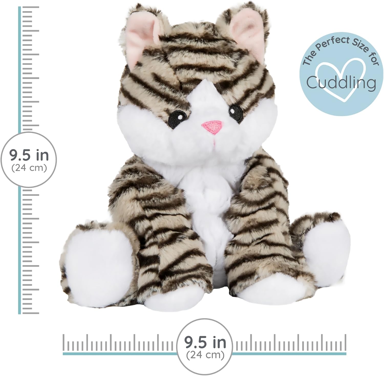 Kitten Microwaveable Stuffed Animal – Lavender Scented Heat & Cold Therapy - Tiny Tots Boutique