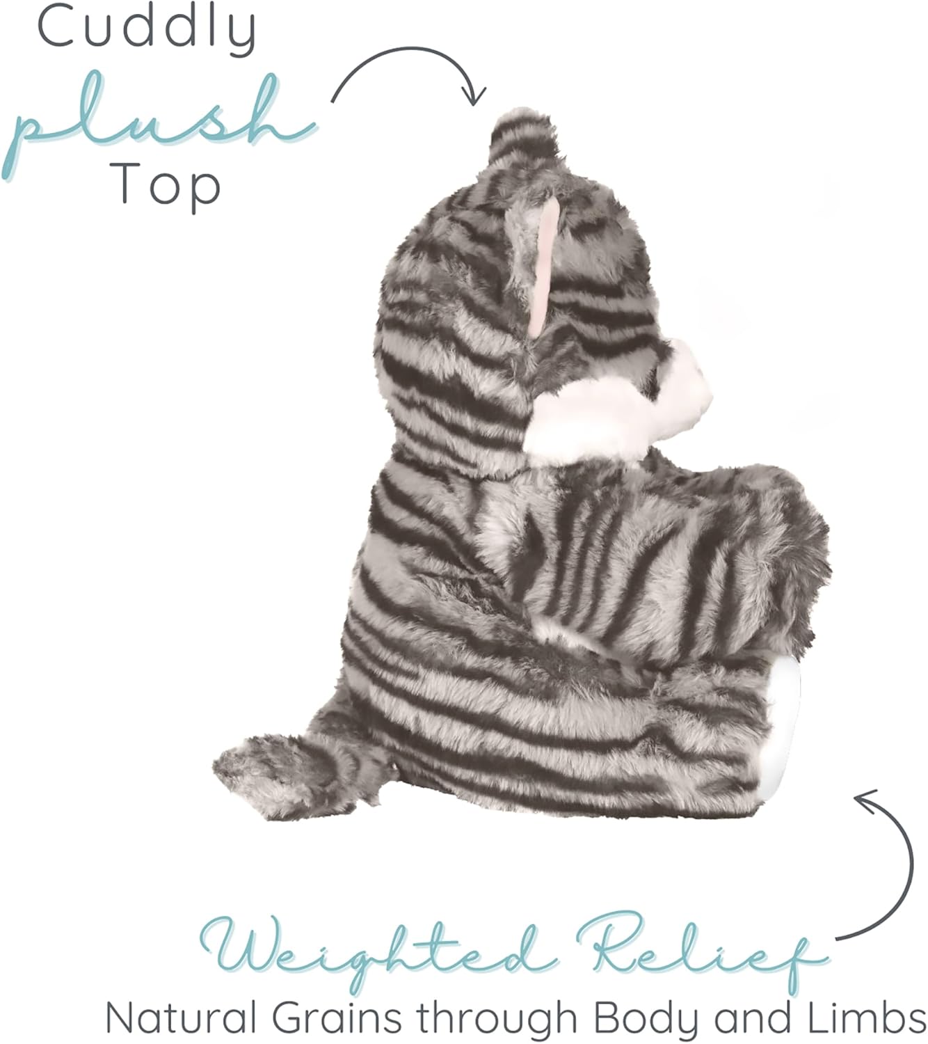 Kitten Microwaveable Stuffed Animal – Lavender Scented Heat & Cold Therapy - Tiny Tots Boutique