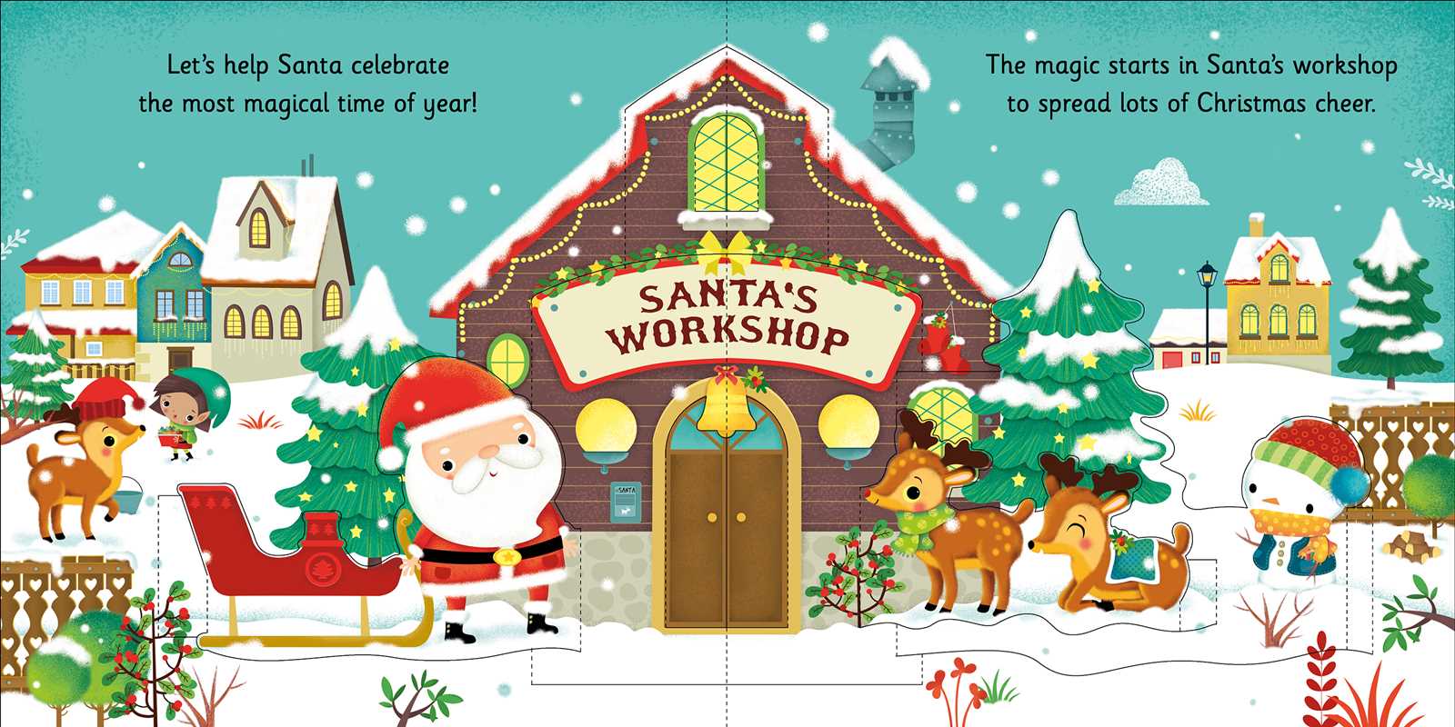Let's Help Santa!: Pop - Up Book by - Tiny Tots Boutique