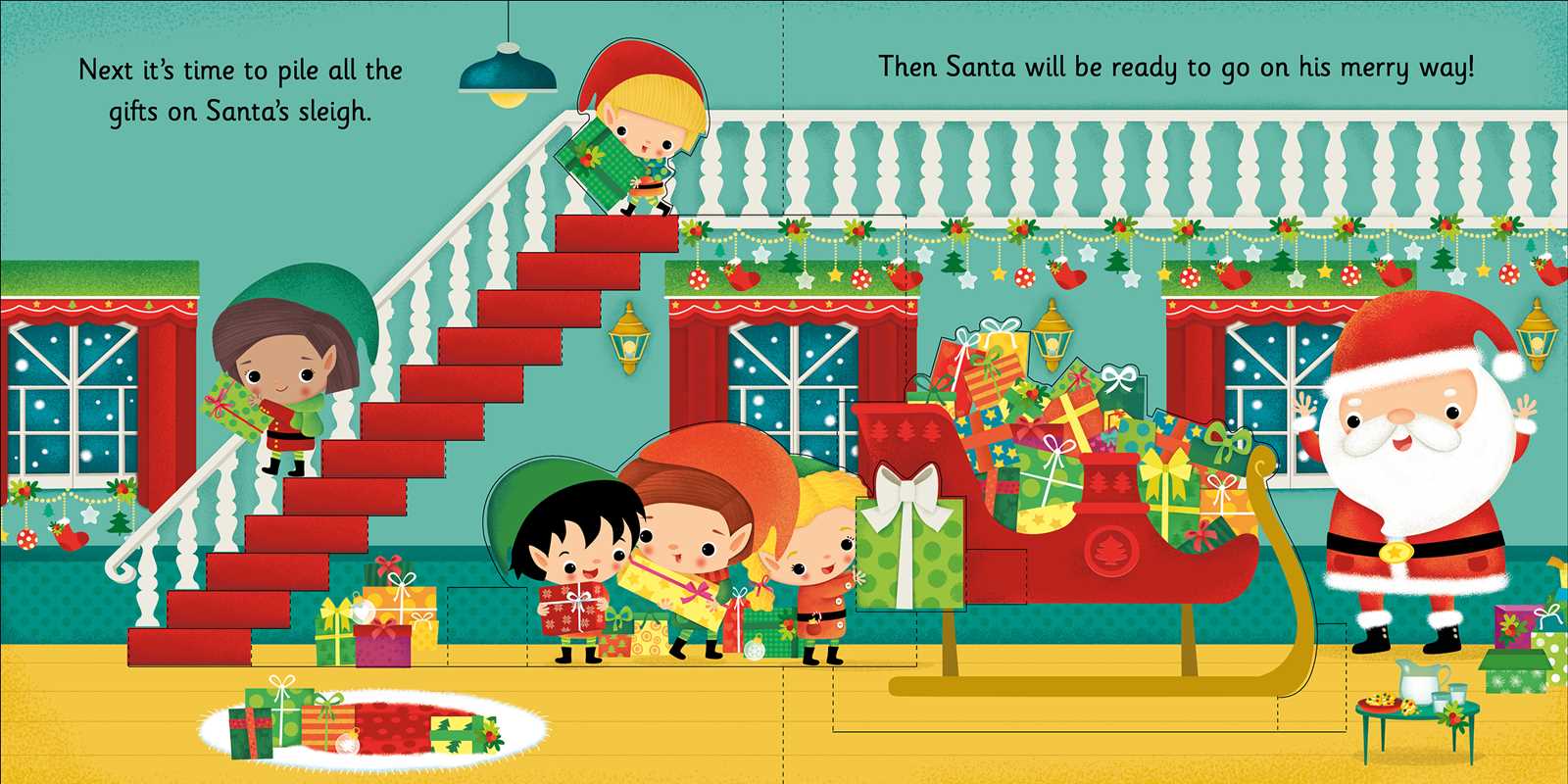 Let's Help Santa!: Pop - Up Book by - Tiny Tots Boutique