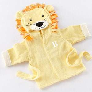 Lion Hooded Baby Robe - (Personalization available) - Tiny Tots Boutique