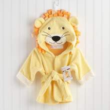 Lion Hooded Baby Robe - (Personalization available) - Tiny Tots Boutique