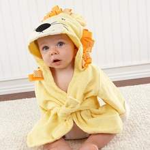 Lion Hooded Baby Robe - (Personalization available) - Tiny Tots Boutique