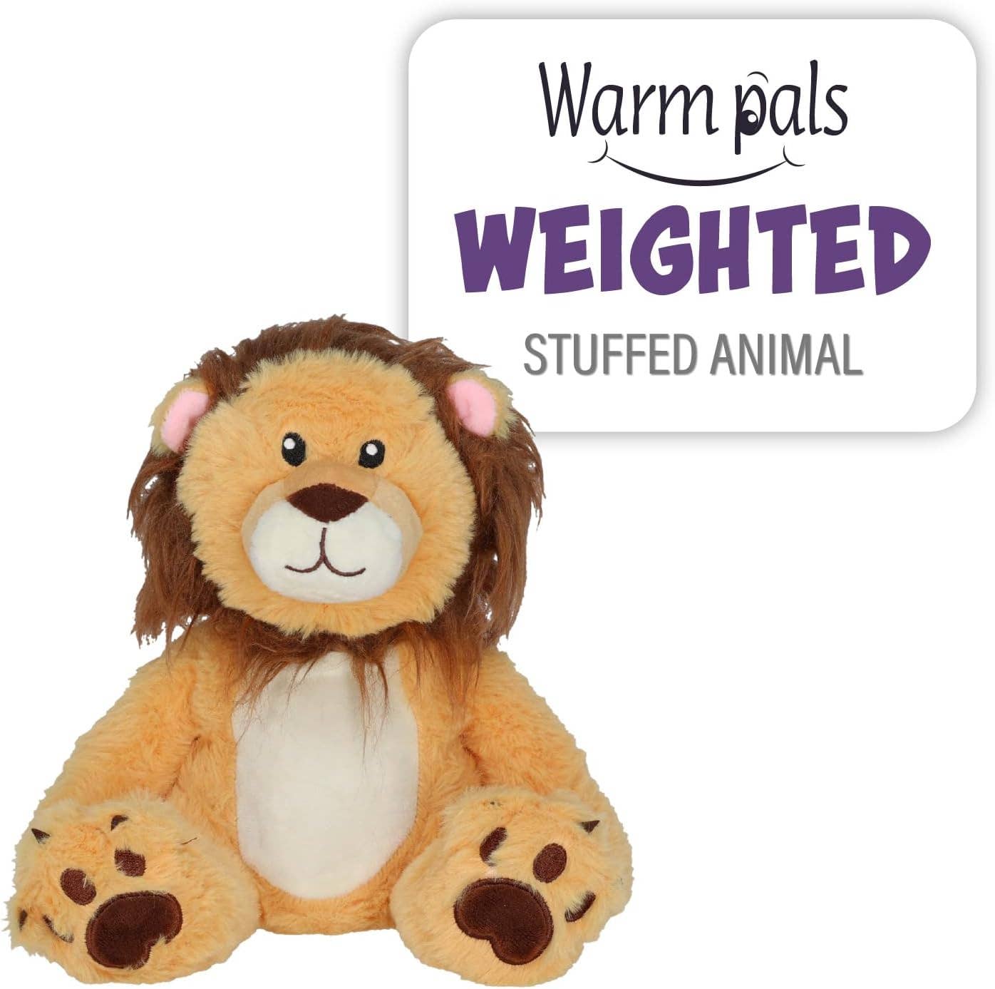 Lion Microwaveable Stuffed Animal – Lavender Scented Heat & Cold Therapy - Tiny Tots Boutique