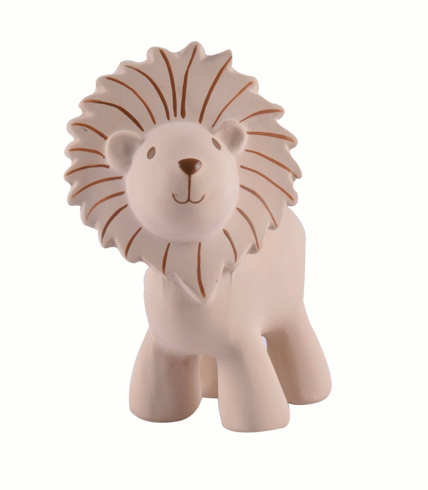 Lion Natural Organic Rubber Rattle, Teether & Bath Toy - Tiny Tots Boutique