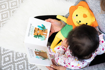 Lion Stuffed Animal Toy and Board Book Gift Set - Tiny Tots Boutique