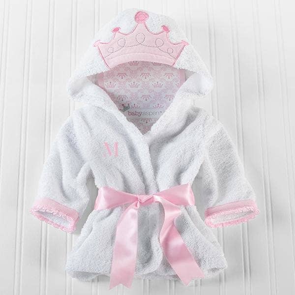 Little Princess Hooded Baby Robe (Personalization Available) - Tiny Tots Boutique
