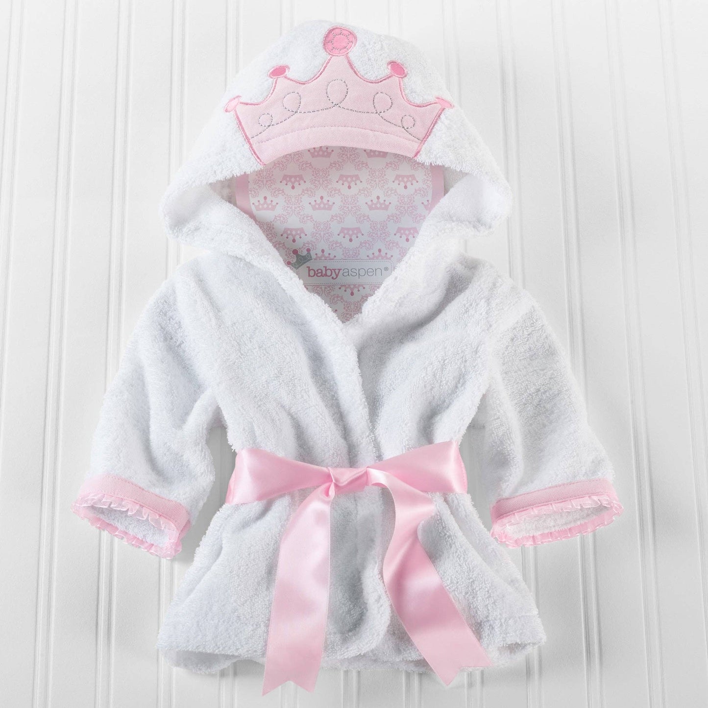 Little Princess Hooded Baby Robe (Personalization Available) - Tiny Tots Boutique