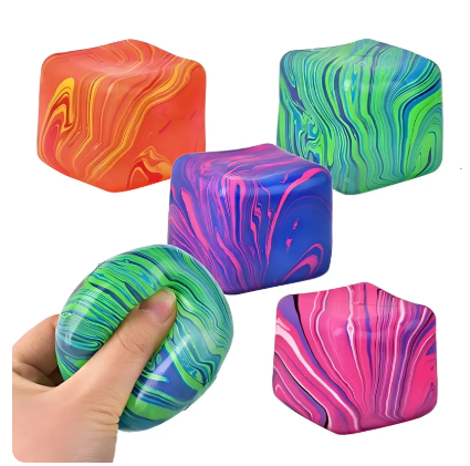Marble Cube Squishy - Tiny Tots Boutique