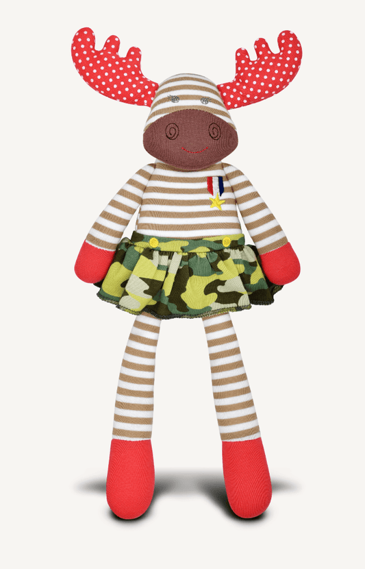 Margeaux Moose (Camo) 14" Plush - Tiny Tots Boutique
