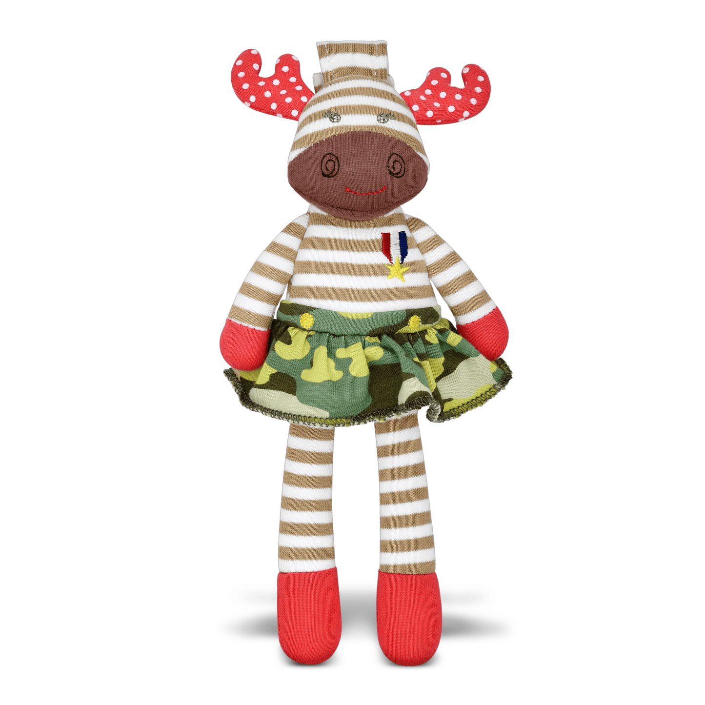 Margeaux Moose (Camo) Pacifier Buddy - Tiny Tots Boutique
