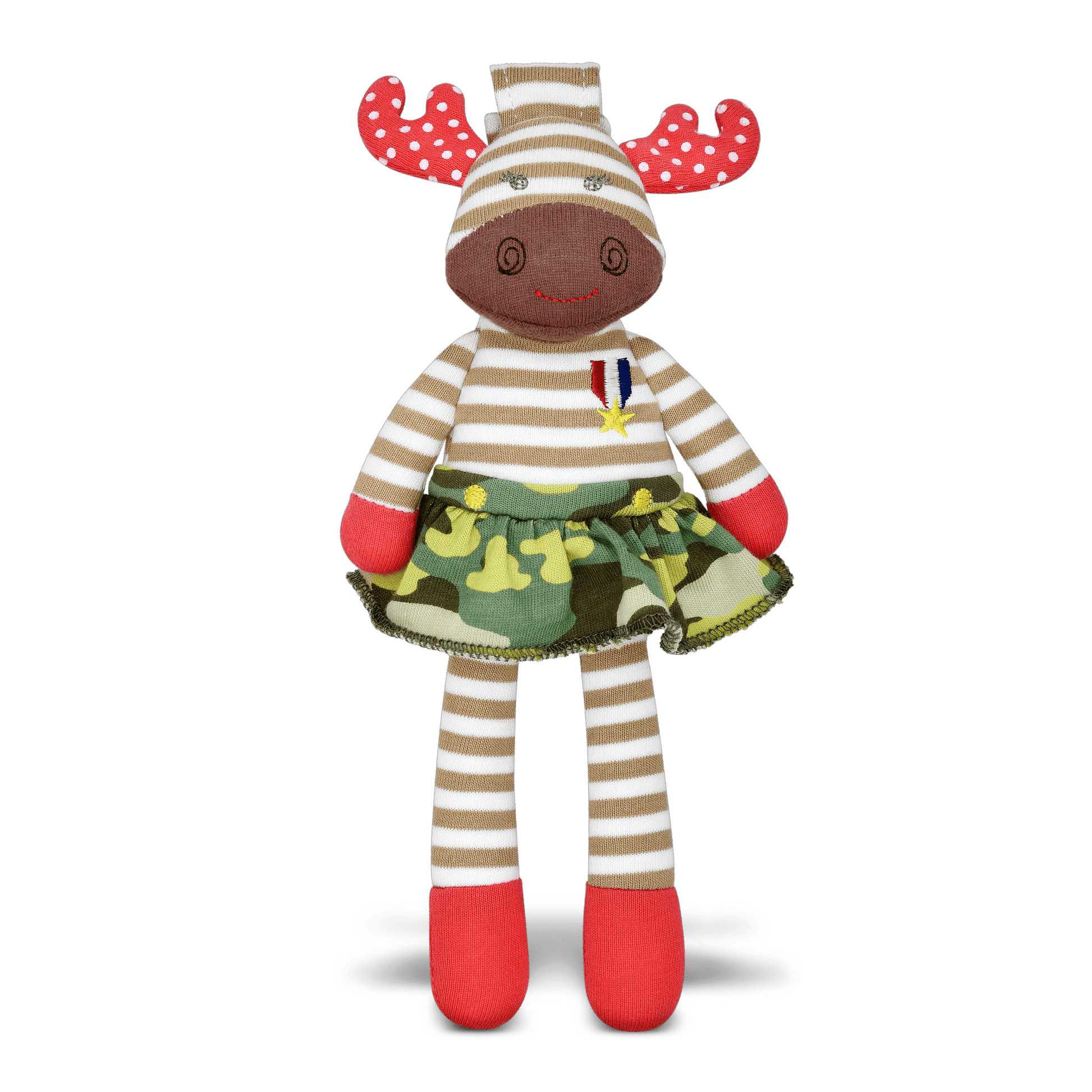 Margeaux Moose (Camo) Pacifier Buddy - Tiny Tots Boutique