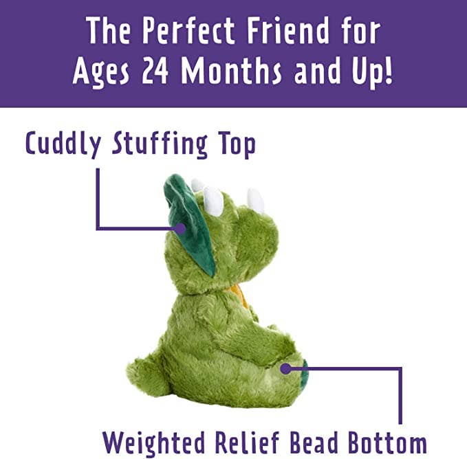 Microwaveable Stuffed Animal – Lavender Scented Heat & Cold Therapy Dinosaur - Tiny Tots Boutique