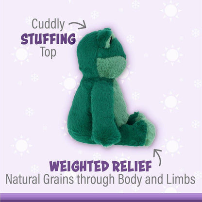 Microwaveable Stuffed Animal – Lavender Scented Heat & Cold Therapy Frog - Tiny Tots Boutique