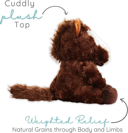 Microwaveable Stuffed Animal – Lavender Scented Heat & Cold Therapy Horse - Tiny Tots Boutique
