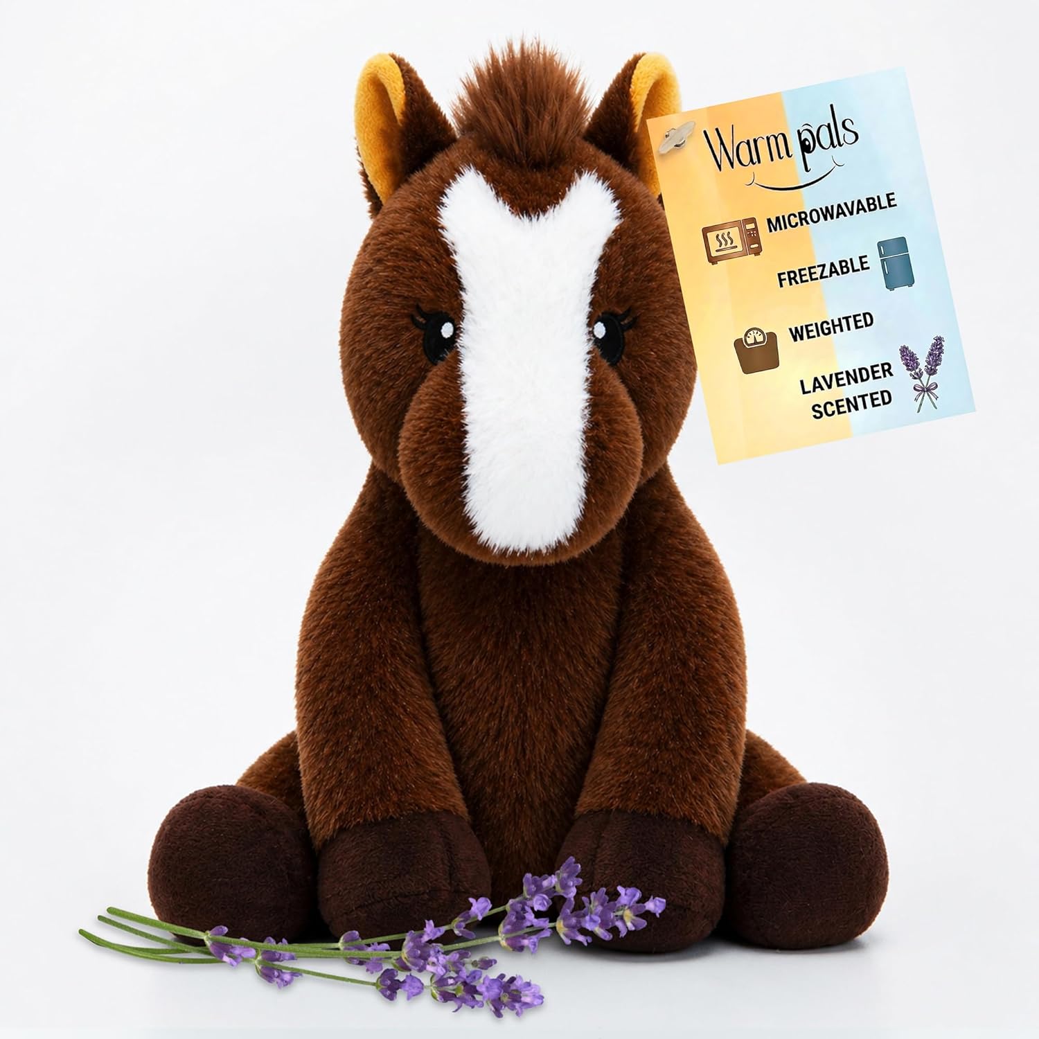 Microwaveable Stuffed Animal – Lavender Scented Heat & Cold Therapy Horse - Tiny Tots Boutique