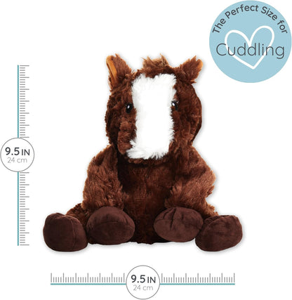 Microwaveable Stuffed Animal – Lavender Scented Heat & Cold Therapy Horse - Tiny Tots Boutique