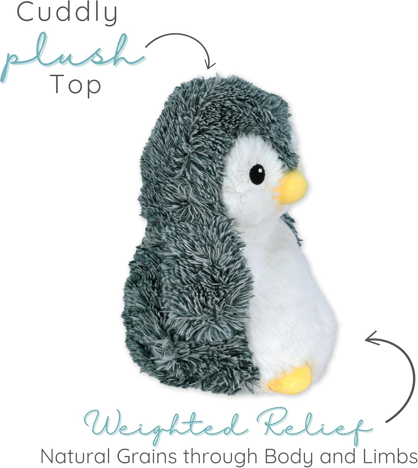 Microwaveable Stuffed Animal – Lavender Scented Heat & Cold Therapy Penguin - Tiny Tots Boutique