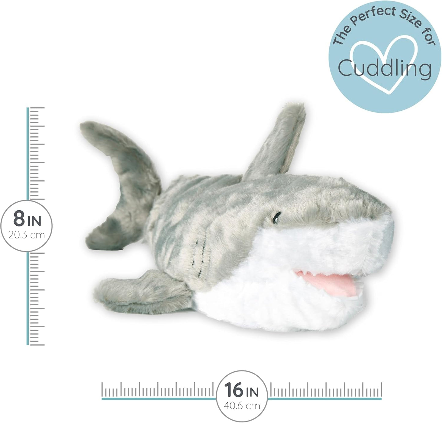 Microwaveable Stuffed Animal – Lavender Scented Heat & Cold Therapy Shark - Tiny Tots Boutique