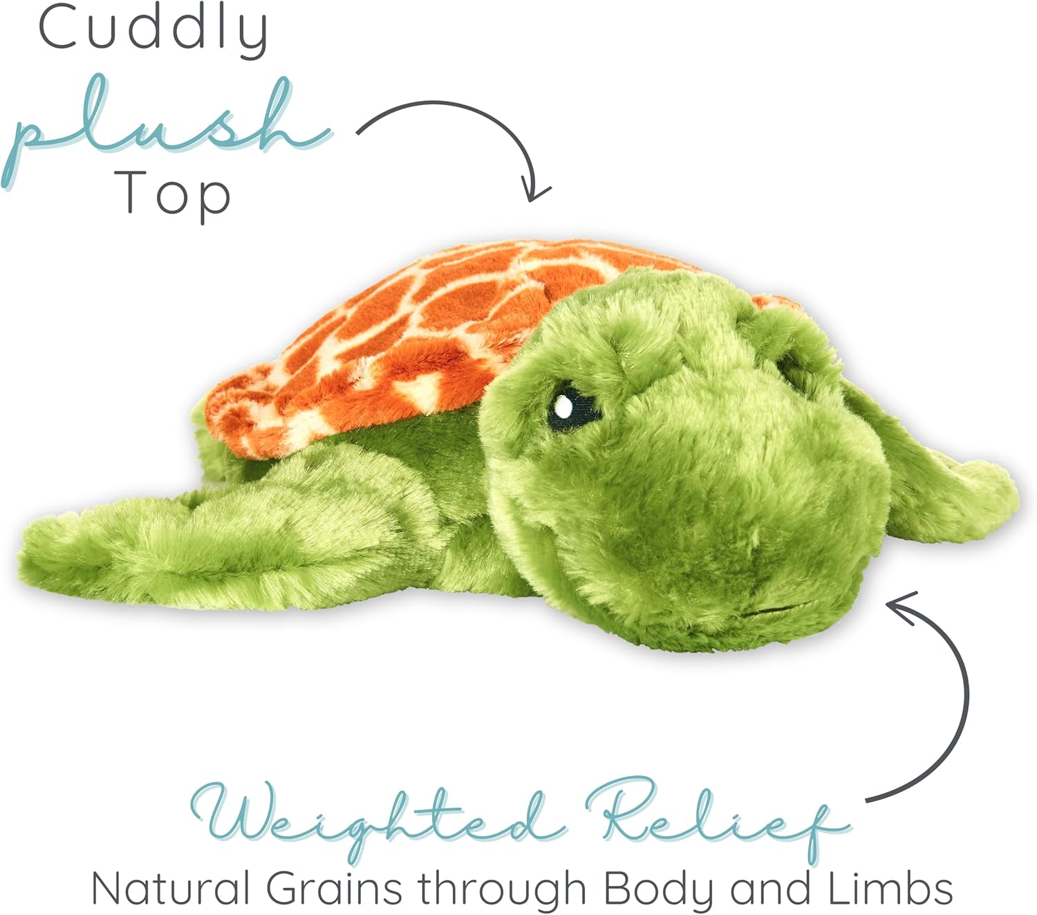 Microwaveable Stuffed Animal – Lavender Scented Heat & Cold Therapy Turtle - Tiny Tots Boutique