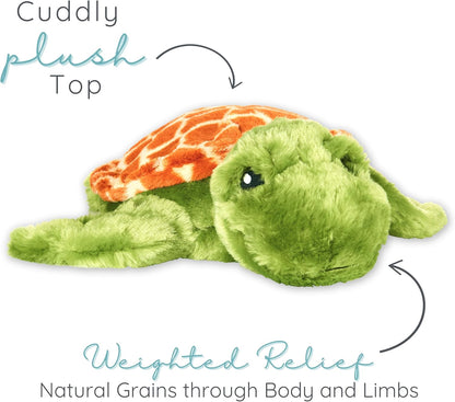 Microwaveable Stuffed Animal – Lavender Scented Heat & Cold Therapy Turtle - Tiny Tots Boutique