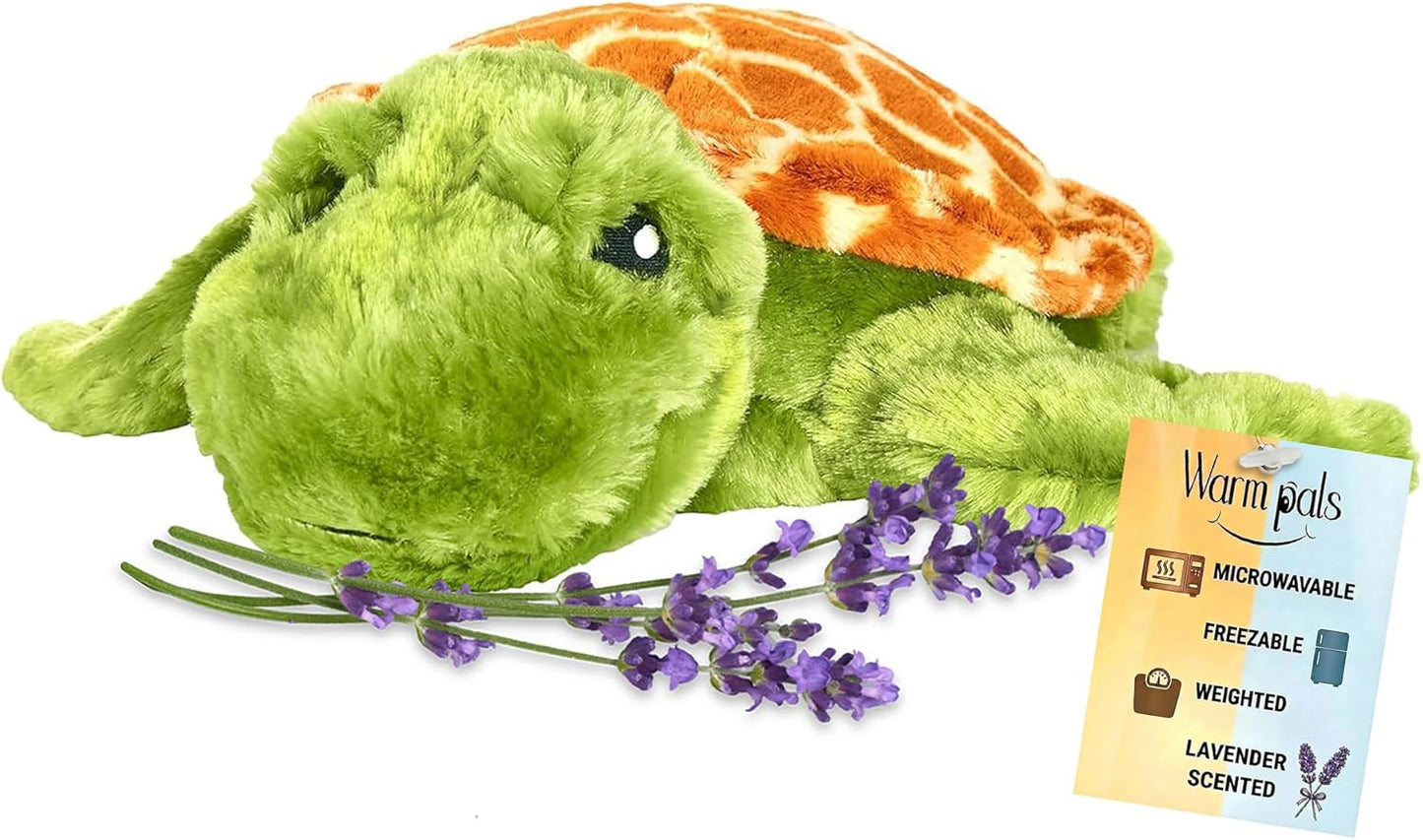 Microwaveable Stuffed Animal – Lavender Scented Heat & Cold Therapy Turtle - Tiny Tots Boutique