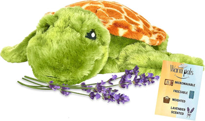 Microwaveable Stuffed Animal – Lavender Scented Heat & Cold Therapy Turtle - Tiny Tots Boutique