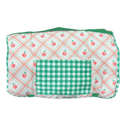 Nap Mat - Peaches Plaid - Tiny Tots Boutique