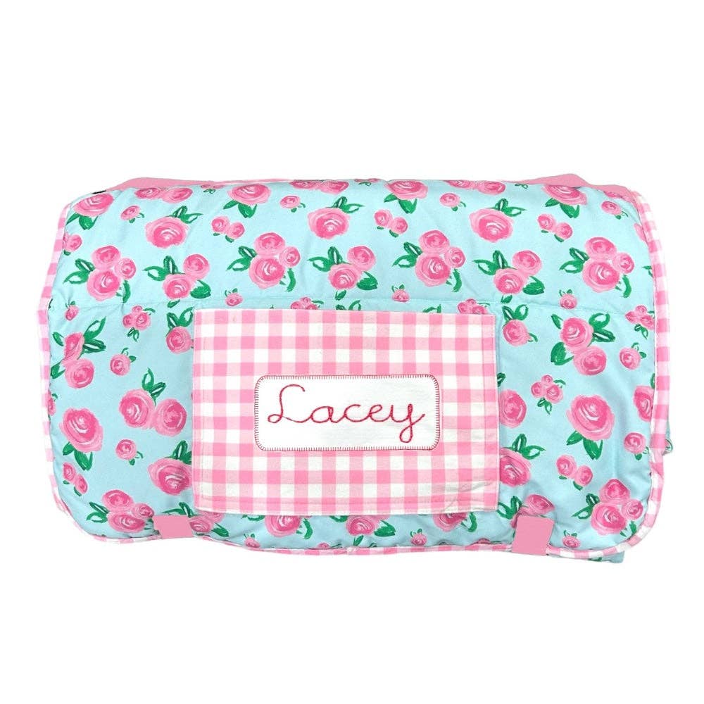 Nap Mat - Watercolor Roses - Tiny Tots Boutique