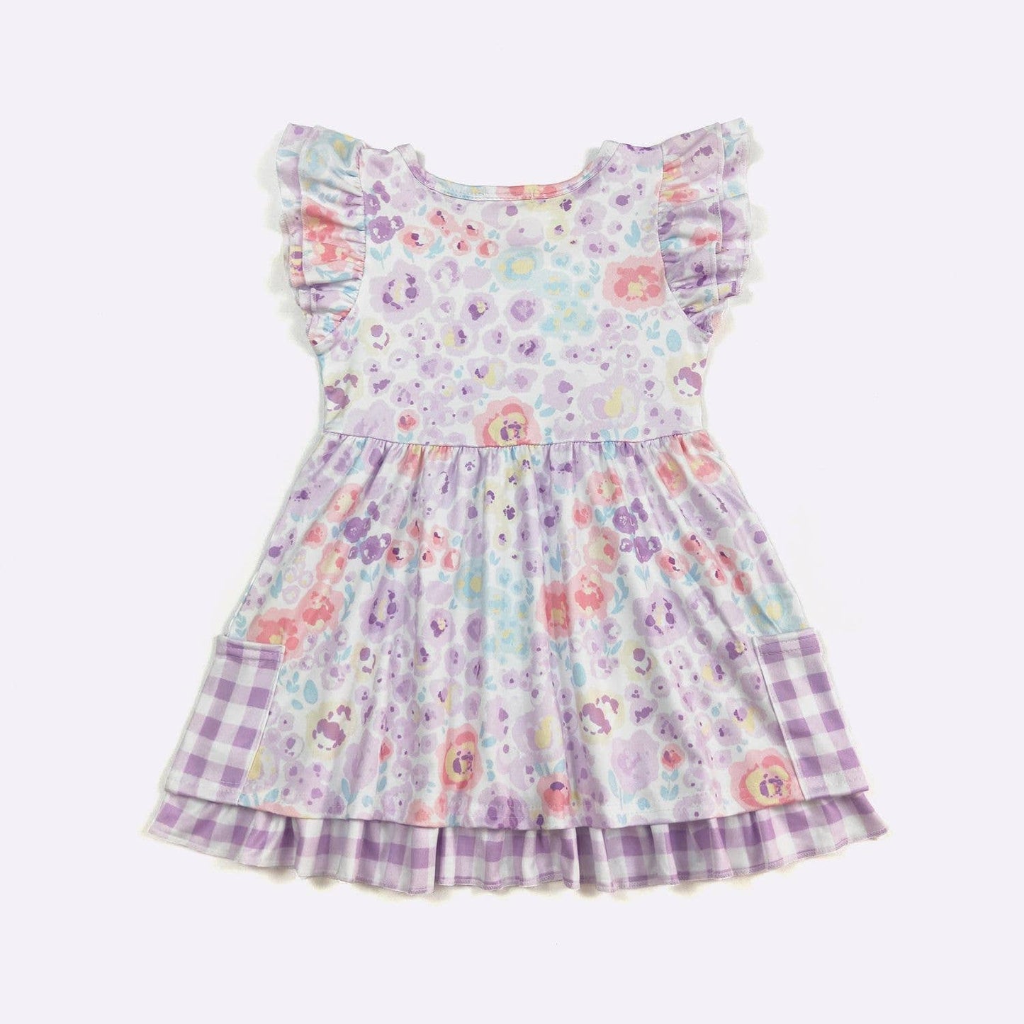 Orchid Petals Girls Dress - Tiny Tots Boutique