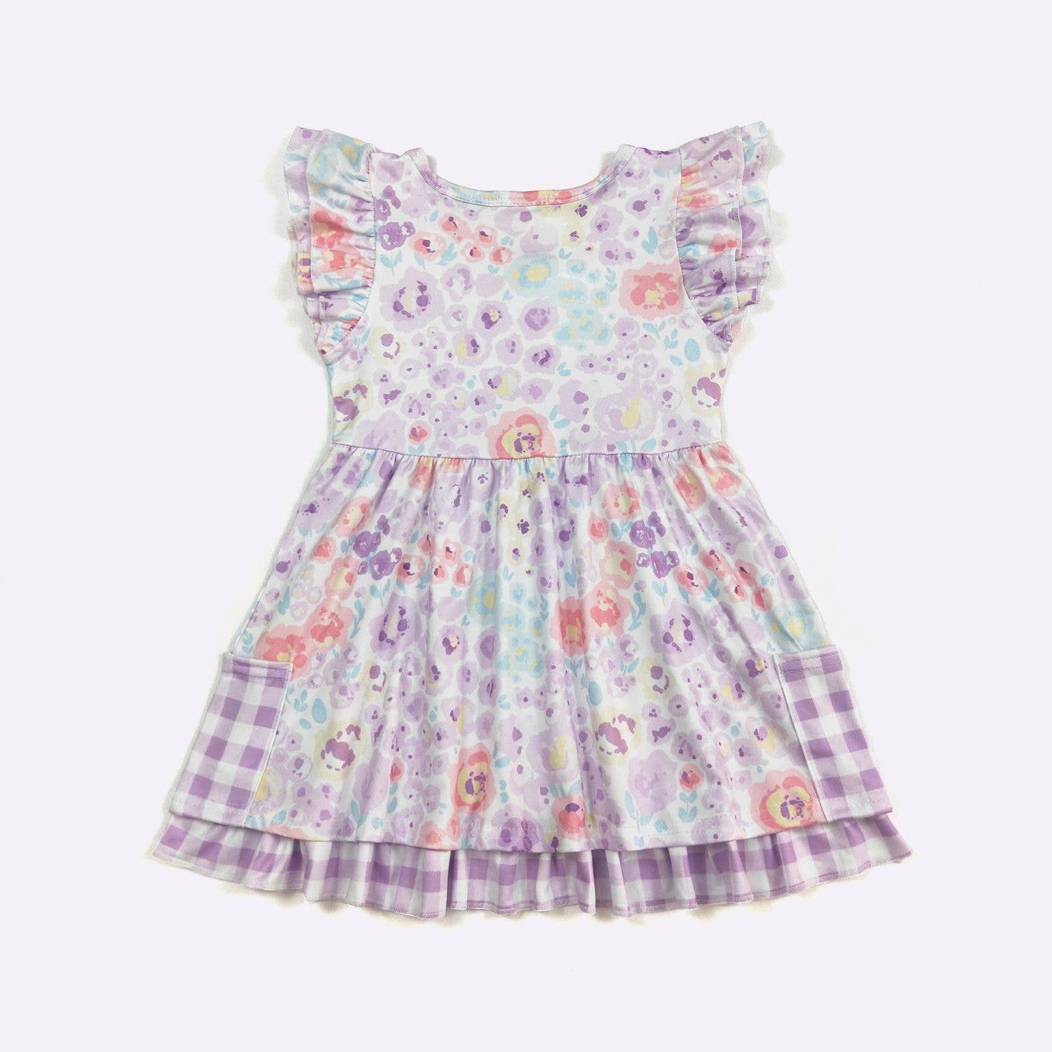 Orchid Petals Girls Dress - Tiny Tots Boutique