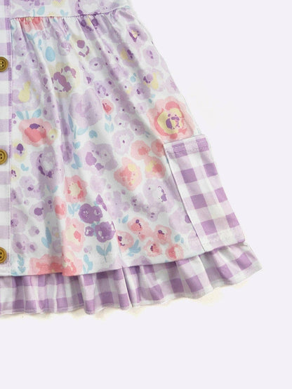 Orchid Petals Girls Dress - Tiny Tots Boutique