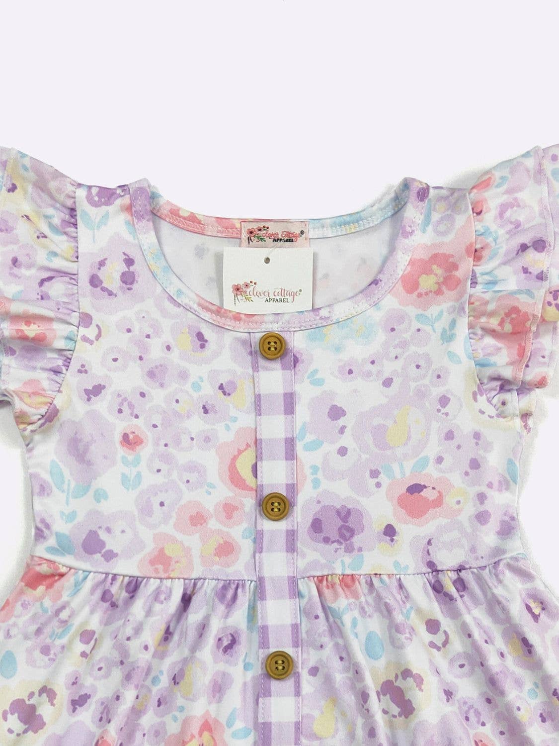 Orchid Petals Girls Dress - Tiny Tots Boutique
