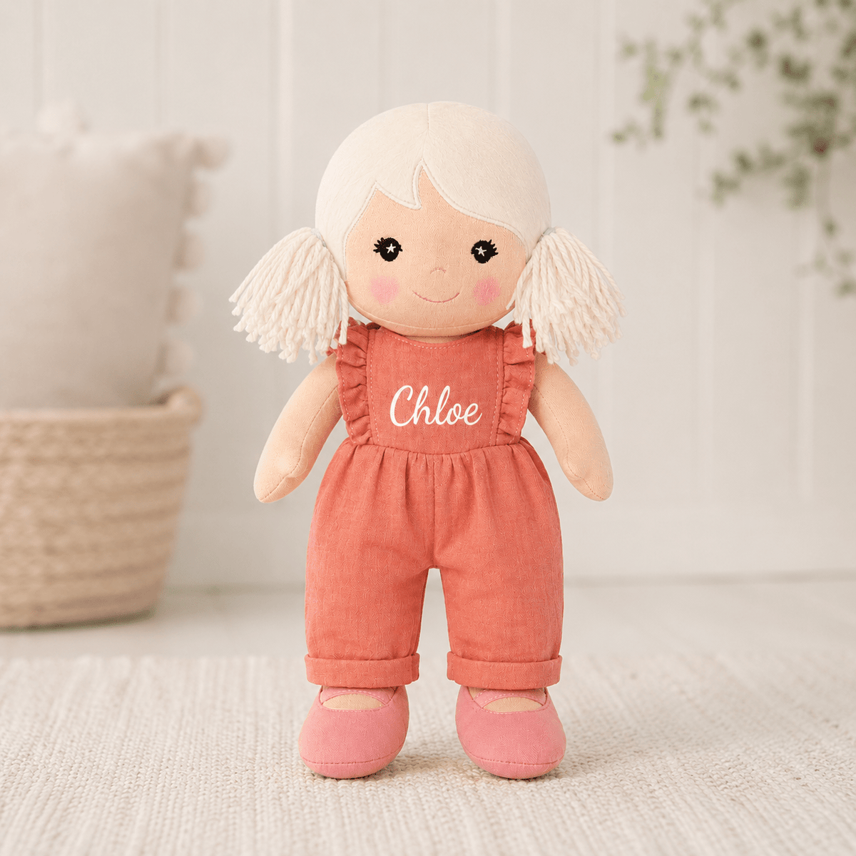 Organic Baby Doll – Personalized Soft Ecofriendly Nontoxic First Toy - Tiny Tots Boutique