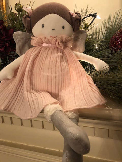 Organic Personalized Fairy Doll with Wings - Tiny Tots Boutique