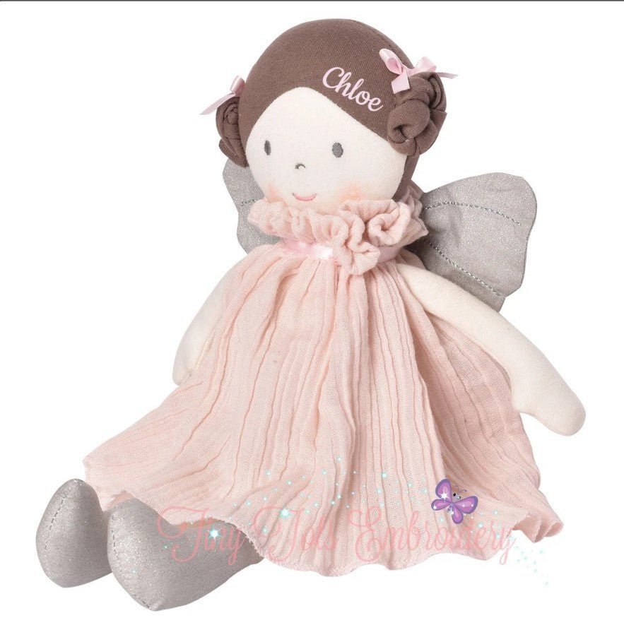 Organic Personalized Fairy Doll with Wings - Tiny Tots Boutique