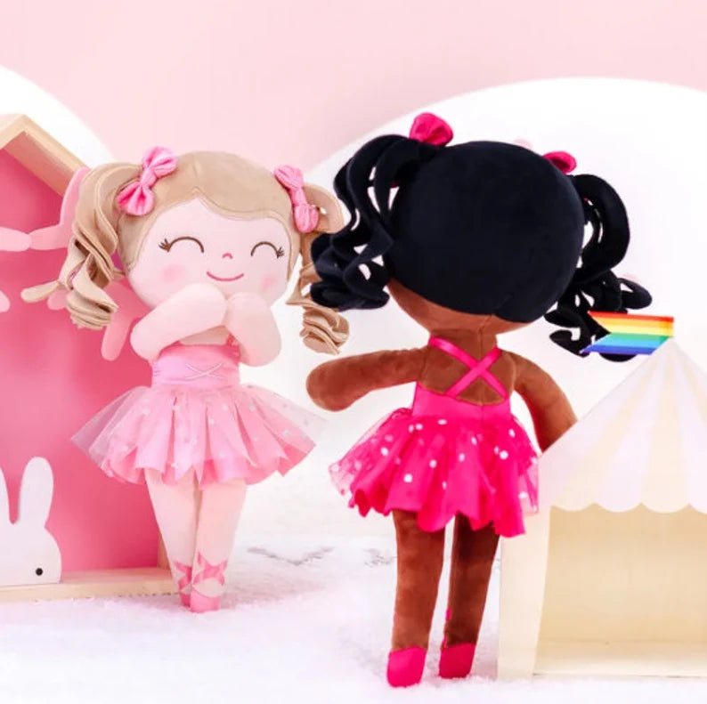 Personalized African American Ballerina Doll - Tiny Tots Boutique