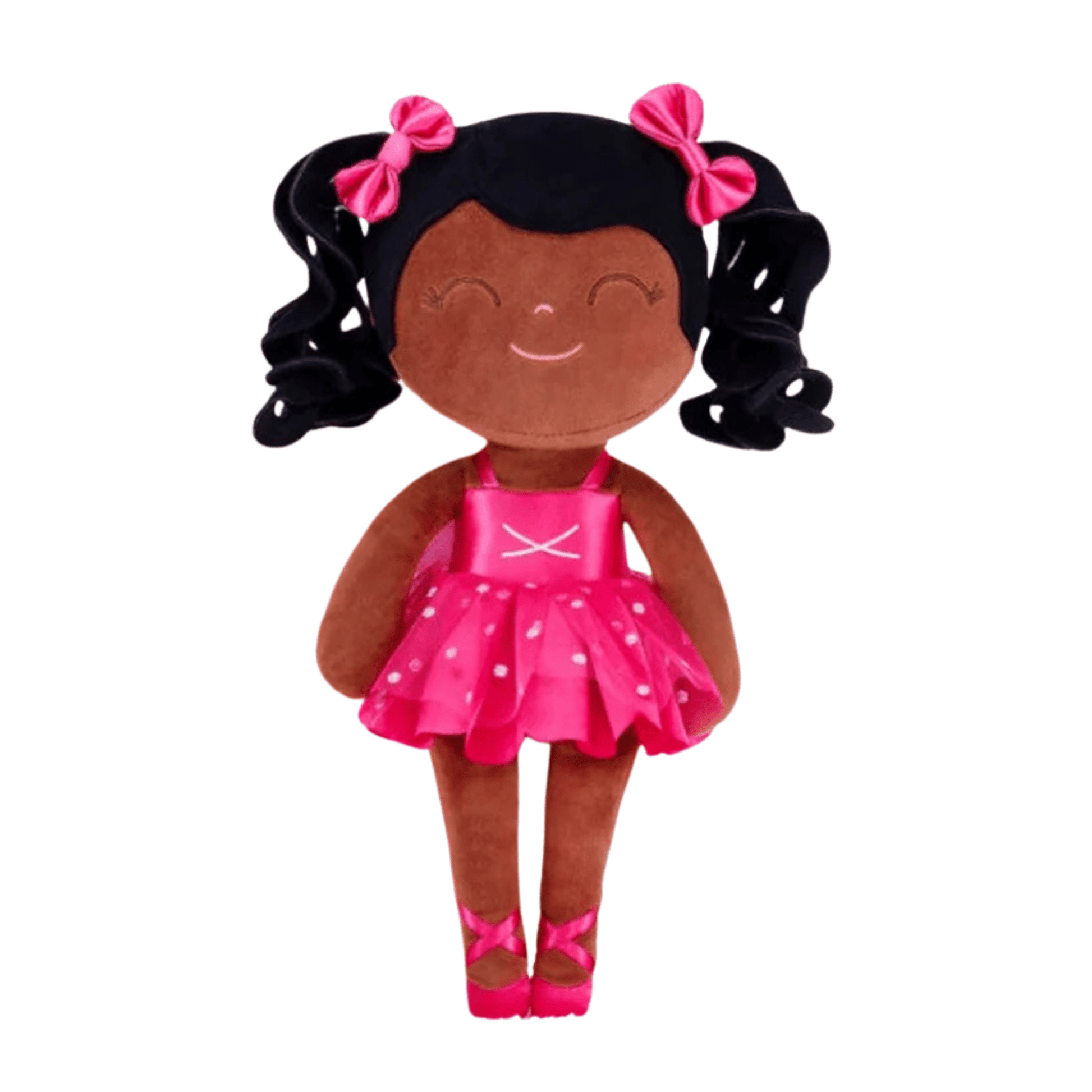 Personalized African American Ballerina Doll - Tiny Tots Boutique