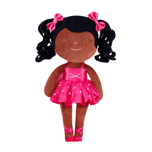 Personalized African American Ballerina Doll - Tiny Tots Boutique