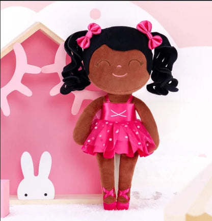 Personalized African American Ballerina Doll - Tiny Tots Boutique