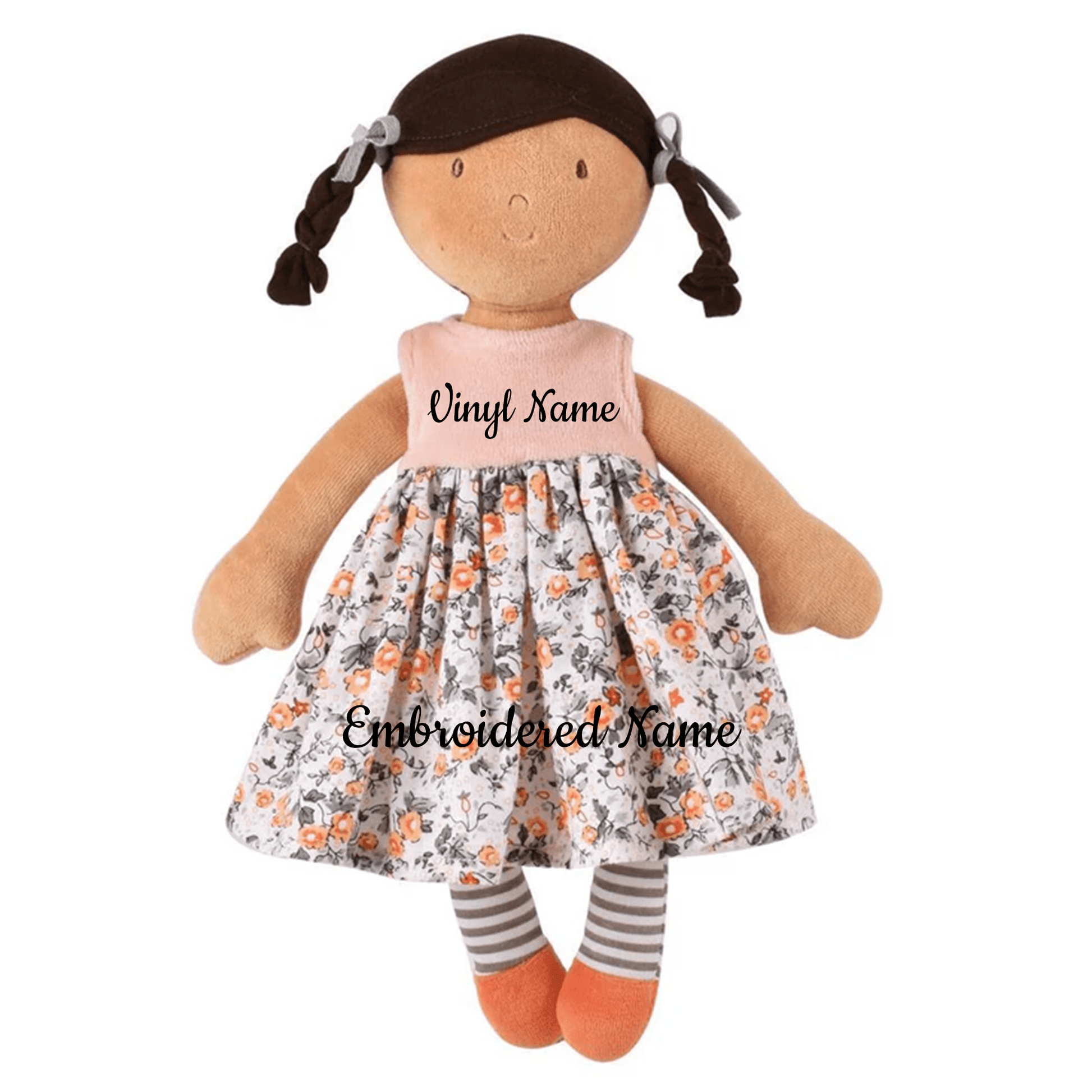 Personalized Aromatherapy Doll with Dark Brown Hair - Tiny Tots Boutique