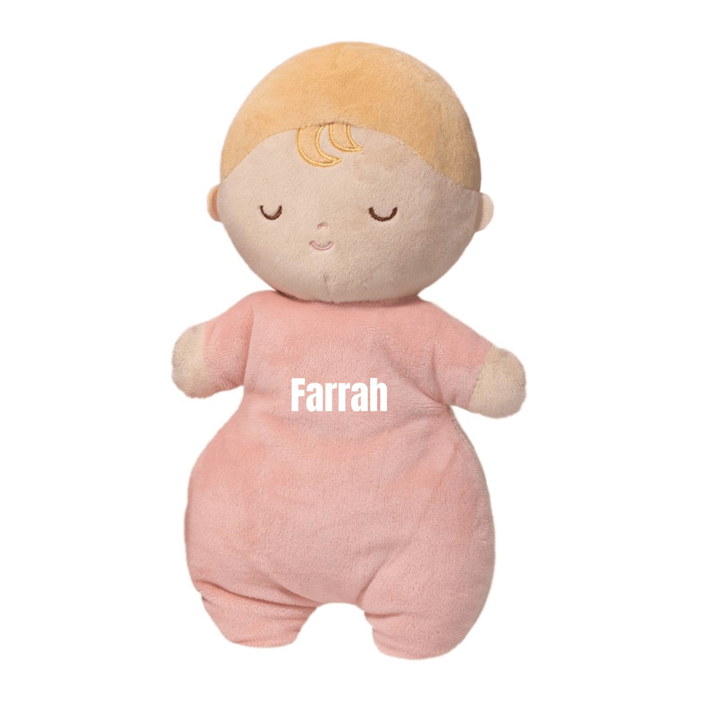 Personalized Baby Fawn Hug Plush Doll - Tiny Tots Boutique