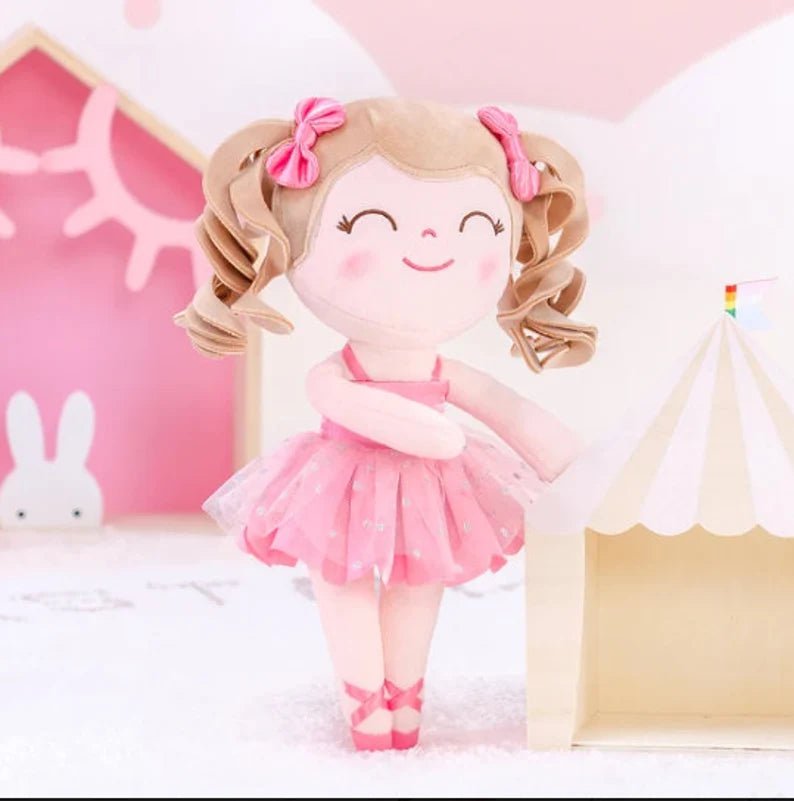 Personalized Ballerina Doll – Custom Name Keepsake - Tiny Tots Boutique