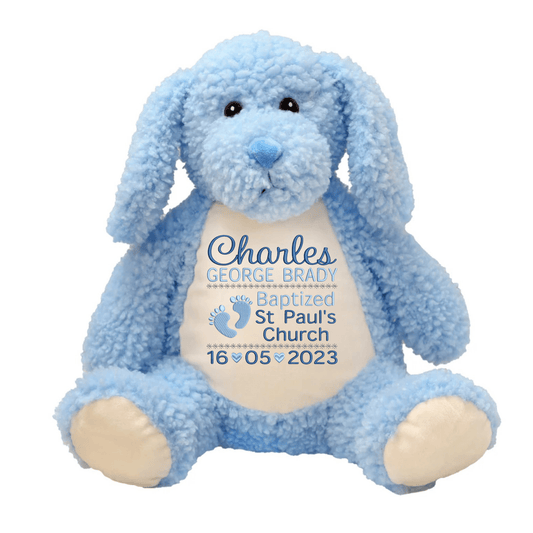 Personalized Baptism Stuffed Animal - FST102 - 1 - Tiny Tots Boutique